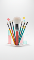Brocha facial de fibras sintéticas ultra suaves
