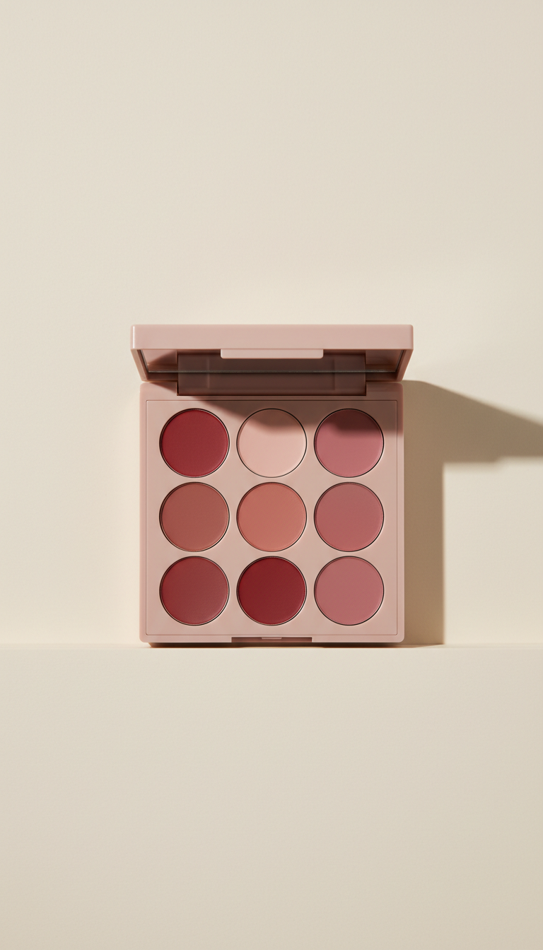 Paleta compacta satinado cherry